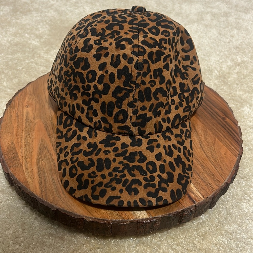 NWT! Animal Print Baseball Cap Hat Leopard Cheetah Adjustable